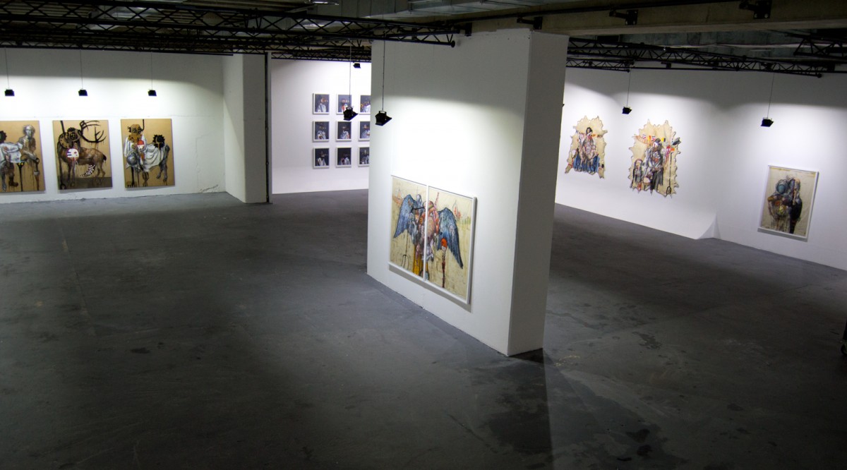 "Joust" - Exhibition shot. Minus 5, Beirut  5.6.2014 - 28.6.2014
